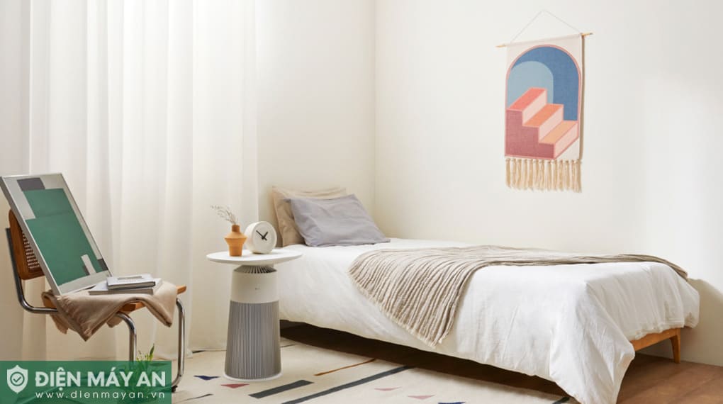 Máy Lọc Không Khí LG PuriCare Aero Furniture AS20GPWU0 Màu Trắng 28W
